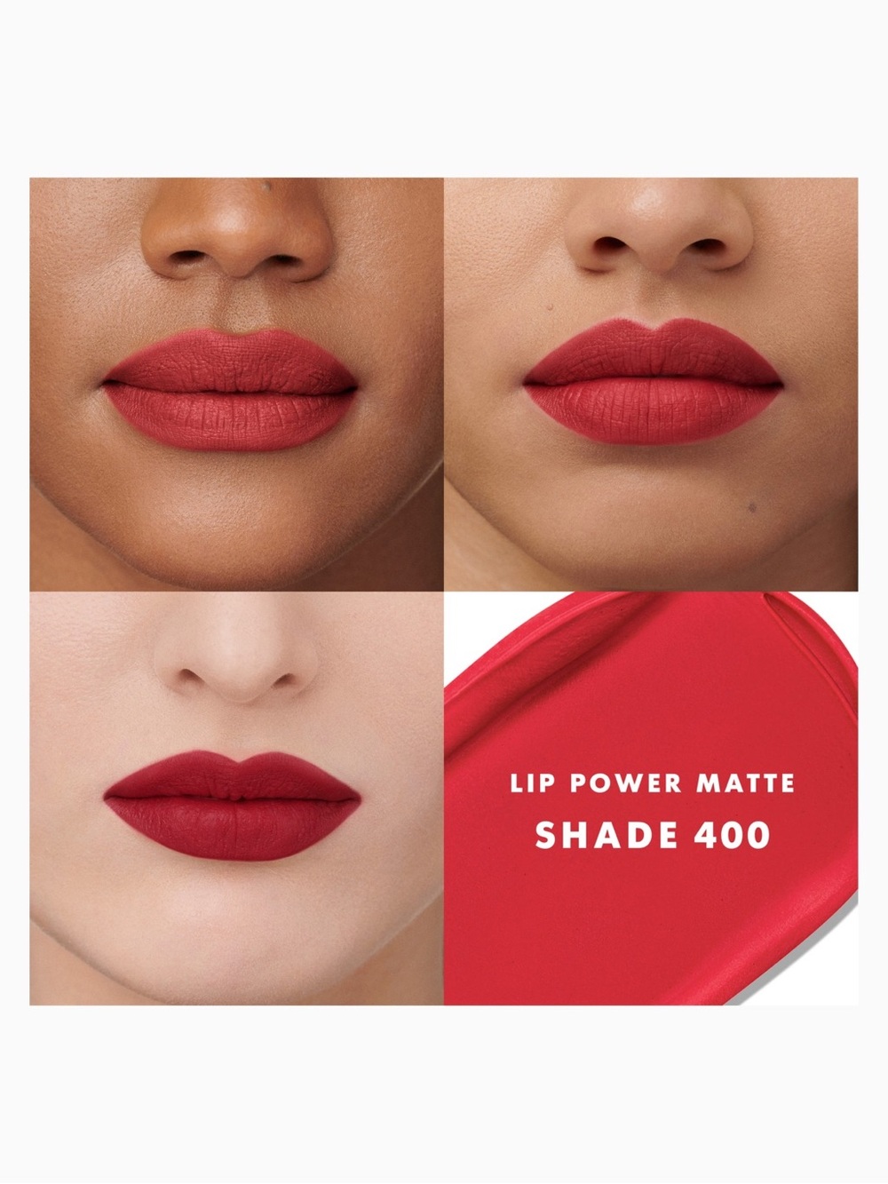 Giorgio Armani Lip Power Red Matte Lipstick - Shade 400 - Picture 5 of 5